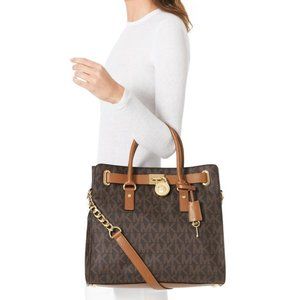 Michael Kors Hamilton Bag with Gold Hardware